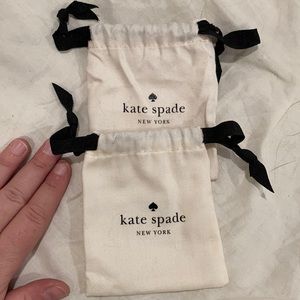 Kate Spade earring dust bag